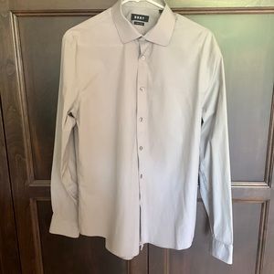 DKNY slim fit stretch button down